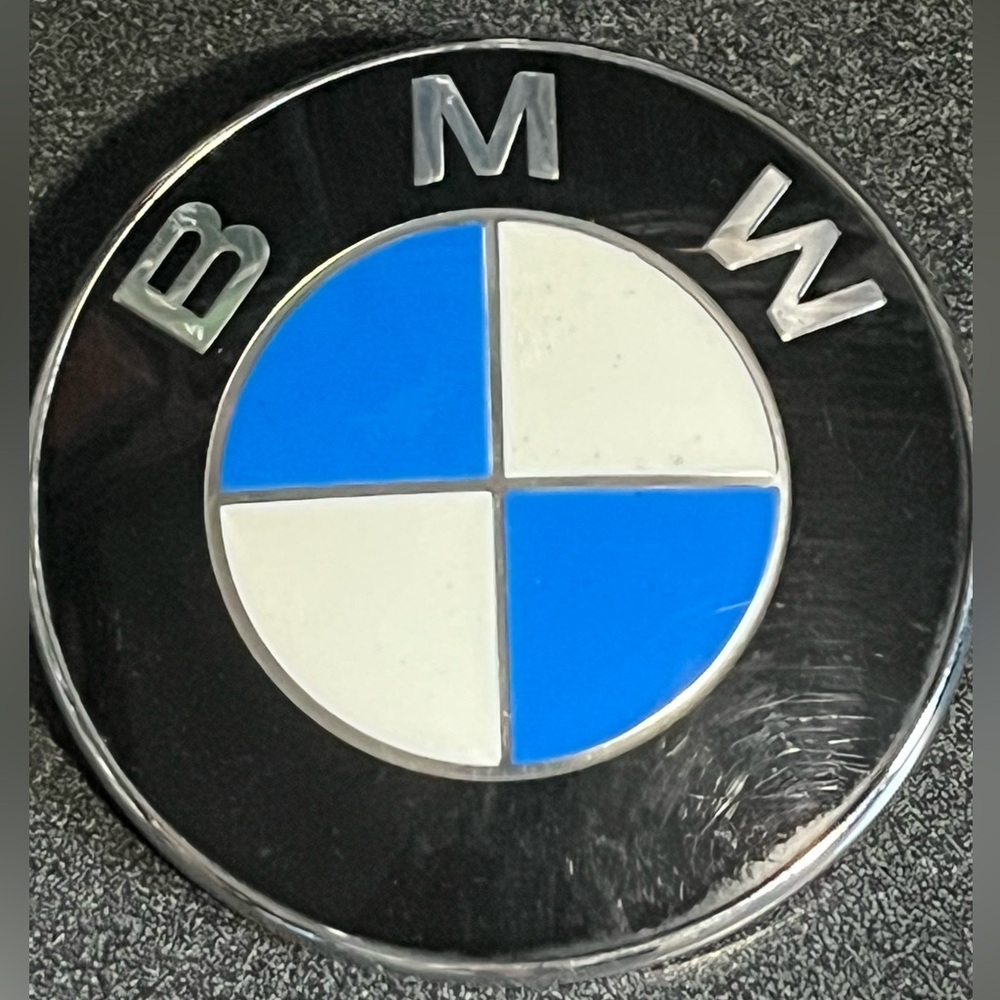 BMW Emblem in Black, Blue, and White